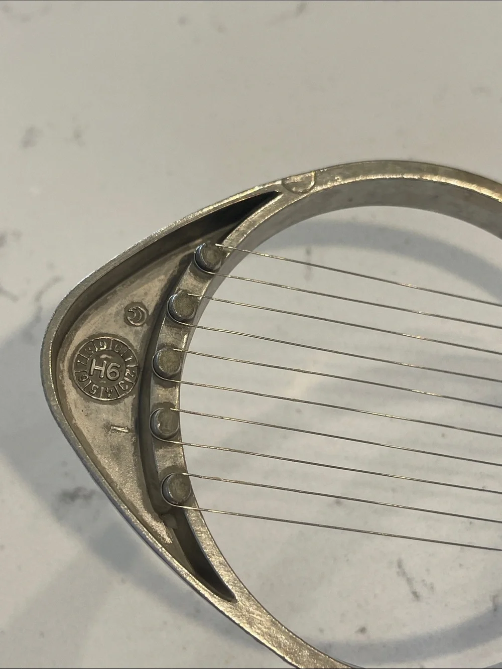Vintage Metal Hard Boiled Egg Slicer